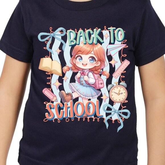 Princess Ana Frozen Back to school Graphic T-shirt for Kids - Picture 2 of 5